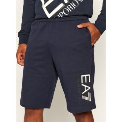 Szorty sportowe EA7 Emporio Armani 6HPS73 PJ05Z 0554. Niebieskie spodenki sportowe męskie EA7 Emporio Armani, m, bez wzorów, sportowe. Za 369,00 zł.