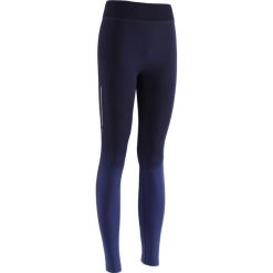 Legginsy Do Biegania Damskie Kiprun Care. Czarne legginsy sportowe damskie KIPRUN, s, bez wzorów, z elastanu, do biegania. Za 79,99 zł.