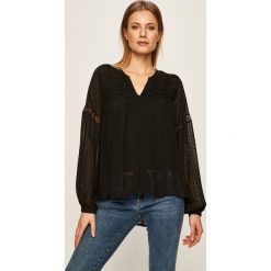 Pepe Jeans - Bluzka Tonia. Czarne bluzki damskie Pepe Jeans, na co dzień, s, bez wzorów, z poliesteru, bez kołnierzyka, bez rękawów. W wyprzedaży za 239,90 zł.
