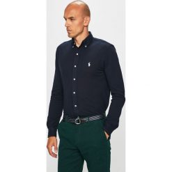 Polo Ralph Lauren - Koszula. Niebieskie koszule męskie Polo Ralph Lauren, s, bez wzorów, z bawełny, casualowe, polo, z długim rękawem. W wyprzedaży za 379,90 zł.