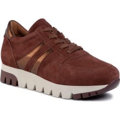 Sneakersy TAMARIS - 1-23741-23 Castagna/Cop. 380. Czerwone półbuty damskie Tamaris, z zamszu. Za 319,00 zł.