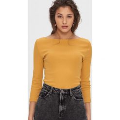 Bluzka basic - Żółty. Żółte bluzki damskie House, s, bez wzorów, bez kołnierzyka, bez rękawów. Za 39,99 zł.