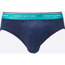 Tommy Hilfiger - Slipy (3-Pack). Niebieskie slipy męskie TOMMY HILFIGER, s, bez wzorów, z elastanu. Za 179,90 zł.