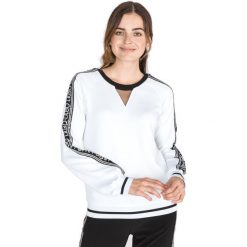 Liu Jo Bluza Biały. Białe bluzy damskie Liu Jo, s, z aplikacjami, z bawełny, bez rękawów, bez kaptura. Za 574,95 zł.
