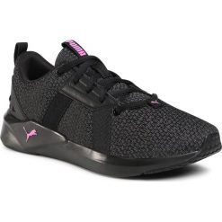 Buty PUMA - Chroma Knit Wn's 193776 01 Black/Asphalt/Luminous Pink. Czarne buty sportowe damskie Puma, bez wzorów, z tworzywa sztucznego, sportowe, na fitness i siłownię. Za 269,99 zł.