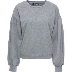 Bluzy rozpinane damskie: Bluza dresowa bonprix szary melanż