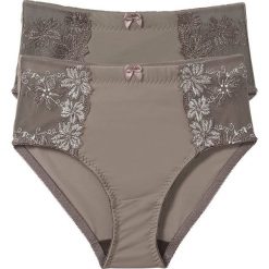 Bielizna wyszczuplająca: Figi wyszczuplające (2 pary) bonprix brunatny + brunatny – szampan