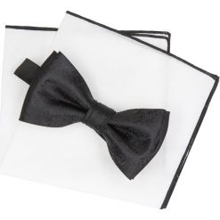 Mucha kwiaty czarny. Czarne muszki męskie marki Recman, w kwiaty. Za 39,00 zł.