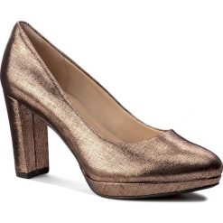 Półbuty CLARKS - Kendra Sienna 261267344 Cooper. Czarne półbuty damskie skórzane marki Clarks. W wyprzedaży za 259,00 zł.