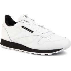 Buty Reebok - Cl Leather Mu EG3621 White/Black/Silvmt. Białe buty sportowe męskie Reebok, ze skóry, bez zapięcia. Za 379,00 zł.