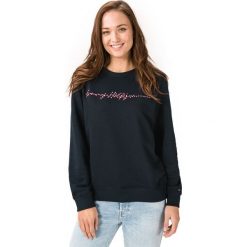Tommy Hilfiger Annie Bluza Niebieski. Niebieskie bluzy damskie TOMMY HILFIGER, s, z haftami, z bawełny, bez rękawów, bez kaptura. Za 462,95 zł.