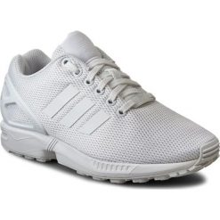 Buty adidas - Zx Flux S32277 Ftwwht/Ftwwht/Clgrey. Białe buty sportowe damskie Adidas, bez wzorów, z tworzywa sztucznego, klasyczne, adidas zx. Za 399,00 zł.