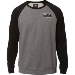 FOX Bluza Męska Resin Crew Fleece Xl Szara. Szare bluzy męskie marki FOX, xl, bez wzorów, z kontrastowym kołnierzykiem, bez rękawów, bez kaptura. Za 233,00 zł.