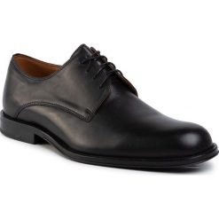 Półbuty GINO ROSSI - MPV745-STAF-01 Black. Czarne buty wizytowe męskie Gino Rossi, ze skóry, bez zapięcia. W wyprzedaży za 239,99 zł.