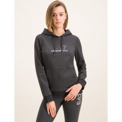 Bluza EA7 Emporio Armani 8NTM40 TJ31Z 3909. Szare bluzy damskie EA7 Emporio Armani, l, bez wzorów, z elastanu, bez rękawów, bez kaptura. W wyprzedaży za 389,00 zł.