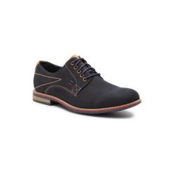 OTTIMO M16AW070-1. Niebieskie półbuty męskie Ottimo, bez wzorów, ze skóry ekologicznej, bez zapięcia. Za 119,99 zł.
