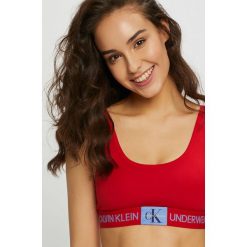 Calvin Klein Underwear - Biustonosz. Czerwone biustonosze sportowe damskie Calvin Klein Underwear, s, bez wzorów, z elastanu. Za 159,90 zł.