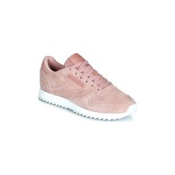 Buty Reebok Classic CL LTHR RIPPLE. Różowe trampki i tenisówki damskie Reebok Classic, bez wzorów, bez zapięcia. Za 399,00 zł.