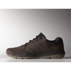 Brązowe Buty trekkingowe adidas Anzit Dlx M18555. Pomarańczowe buty sportowe męskie Adidas, ze skóry, z paskami, trekkingowe. W wyprzedaży za 399,00 zł.