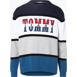 Tommy Jeans - Sweter męski, niebieski. Swetry męskie Tommy Jeans. Za 279,95 zł.