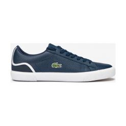 Lacoste Lerond Tenisówki Niebieski. Niebieskie trampki męskie Lacoste, bez wzorów, ze skóry, bez zapięcia. Za 430,95 zł.