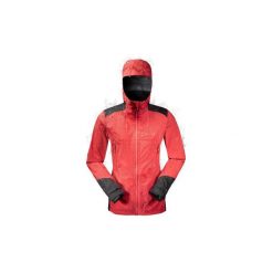 Kurtka turystyczna MH900 damska. Czerwone kurtki damskie QUECHUA, na zimę, xl, bez wzorów, z elastanu, bez kaptura. W wyprzedaży za 249,99 zł.