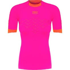 Koszulka X-BIONIC THE TRICK 4.0 RUN. Różowe koszulki damskie X BIONIC, bez wzorów, z asymetrycznym kołnierzem, bez rękawów. Za 450,00 zł.