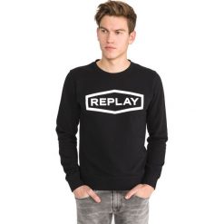 Replay Bluza Czarny. Czarne bluzy męskie Replay, m, z nadrukiem, z bawełny, bez kołnierzyka, bez rękawów, bez kaptura. Za 464,95 zł.