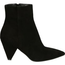 Botki - 741 CAM NERO. Czarne botki damskie zamszowe marki Venezia. Za 399,00 zł.