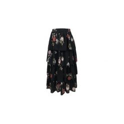 Spódnica z falbanami Jolie Ruffle Four. Zielone spódniczki damskie Elevenstory, bez wzorów, z jedwabiu, midi. Za 219,00 zł.