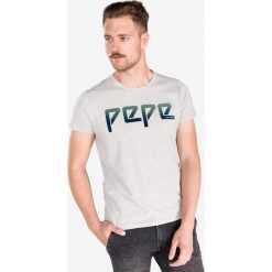 Pepe Jeans Mack Koszulka Szary. Szare t-shirty męskie Pepe Jeans, s, z nadrukiem, z bawełny, bez kołnierzyka, krótkie. Za 154,95 zł.
