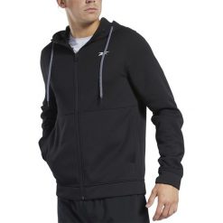 REEBOK WORKOUT READY > FK6236. Bluzy męskie Reebok, xl, bez wzorów, z poliesteru, klasyczne, z kapturem, bez rękawów, bez kaptura. Za 229,99 zł.
