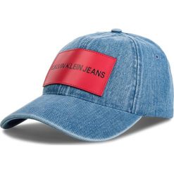 Czapka z daszkiem CALVIN KLEIN JEANS - J Calvin Klein Jeans Cap W K40K086291 910. Niebieskie czapki męskie marki Calvin Klein Jeans, bez wzorów, z bawełny. Za 159,00 zł.