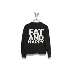 Bluza Fat and Happy Damska. Czarne bluzy damskie marki Failfake, xs, bez wzorów, bez rękawów, bez kaptura. Za 160,00 zł.