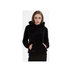 Bluza Teddy z kapturem Czarna. Czarne bluzy damskie marki Sthorm, z dzianiny, klasyczne, z kapturem. Za 299,00 zł.