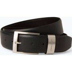 Pierre Cardin - Męski pasek skórzany, niebieski. Niebieskie paski męskie Pierre Cardin, w paski. Za 129,95 zł.