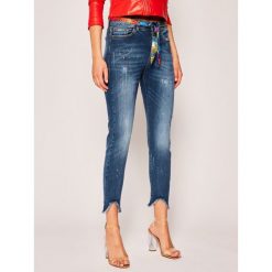 Jeansy Skinny Fit Desigual Rainbow 20SWDD06. Niebieskie jeansy damskie Desigual. W wyprzedaży za 379,00 zł.