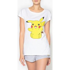Piżamy damskie: Piżama ze spodenkami i nadrukiem Pokemona