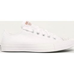 Converse - Tenisówki. Białe trampki i tenisówki damskie Converse, bez wzorów, z gumy, na sznurówki. W wyprzedaży za 249,90 zł.