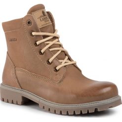 Trapery LASOCKI - WI20-ASPEN-02 Camel. Pomarańczowe trapery damskie Lasocki, ze skóry, bez obcasa, bez zapięcia. Za 199,99 zł.