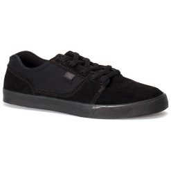DC - Tenisówki Bawd-Tonik. Czarne sneakersy męskie DC, bez wzorów, ze skóry, sportowe, bez zapięcia. Za 289,00 zł.