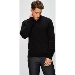 Review - Sweter. Czarne swetry męskie Review, xl, bez wzorów, z bawełny, bez kołnierzyka, bez kaptura. W wyprzedaży za 139,90 zł.