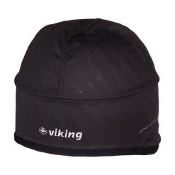 Czapki męskie: Viking Czapka Cross Country 2022 czarna z białym napisem r. 60 (219202260)