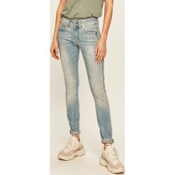 G-Star Raw - Jeansy Lynn. Niebieskie rurki damskie G-Star RAW, bez wzorów, z bawełny. W wyprzedaży za 449,90 zł.
