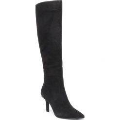 Kozaki MICHAEL MICHAEL KORS - Katerina Boot 40F9KTMB5S Black. Czarne kozaki damskie MICHAEL Michael Kors, z zamszu, bez obcasa, na obcasie, bez zapięcia. W wyprzedaży za 1189,00 zł.
