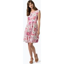 Taifun - Sukienka damska, różowy. Różowe sukienki damskie Taifun, w kwiaty, z materiału, bez kołnierzyka, bez rękawów. Za 399,95 zł.