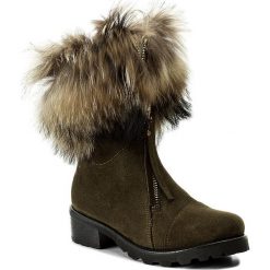 Buty zimowe damskie: Botki R.POLAŃSKI – 0891/K Oliwka Jenot
