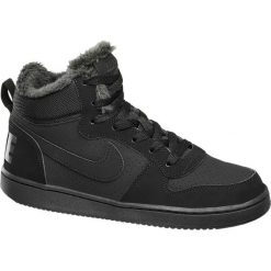 Sneakersy Nike Court Borough Winter NIKE czarne. Czarne sneakersy damskie Nike, z gumy. Za 239,90 zł.