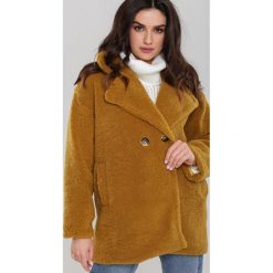 Musztardowa Kurtka No Cover. Żółte kurtki damskie Renee, na zimę, xl, bez wzorów, z futra, eleganckie, długie. Za 219,99 zł.