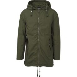 Kurtki męskie bomber: Urban Classics Light Cotton Parka Kurtka oliwkowy